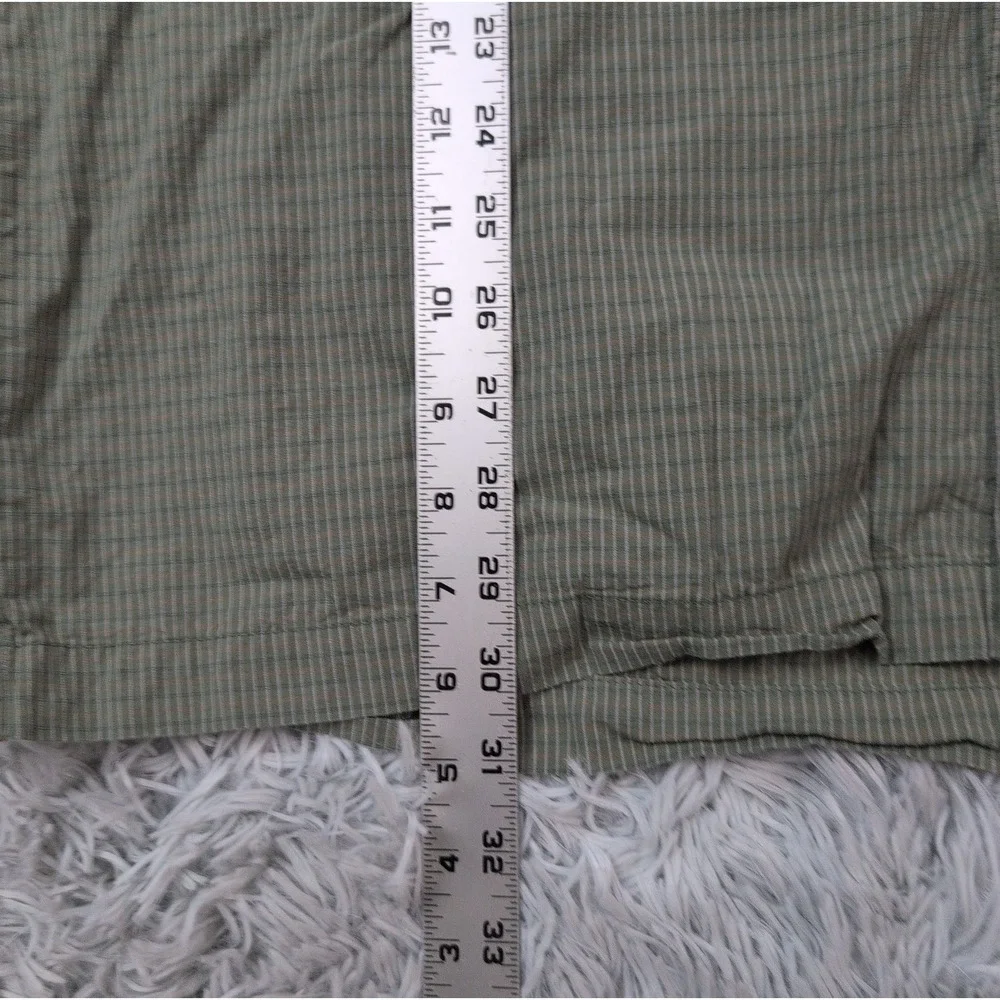 Vintage Levi's Silvertab Shirt Mens L Green Check Preppy Casual Button Up Y2K